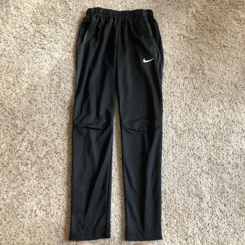 Nike Black & Gray Stripe Joggers Size XS